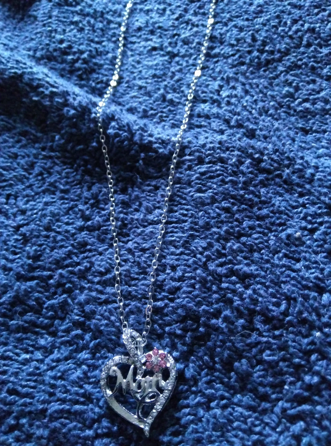 Mom Heart Pendant Necklace