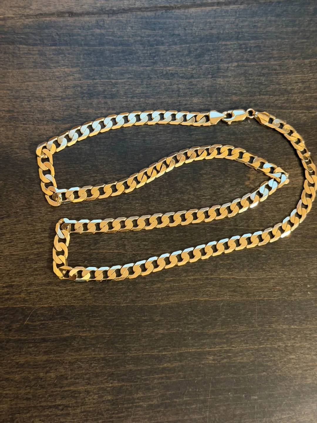 Michael Hill 10k gold solid curb chain.