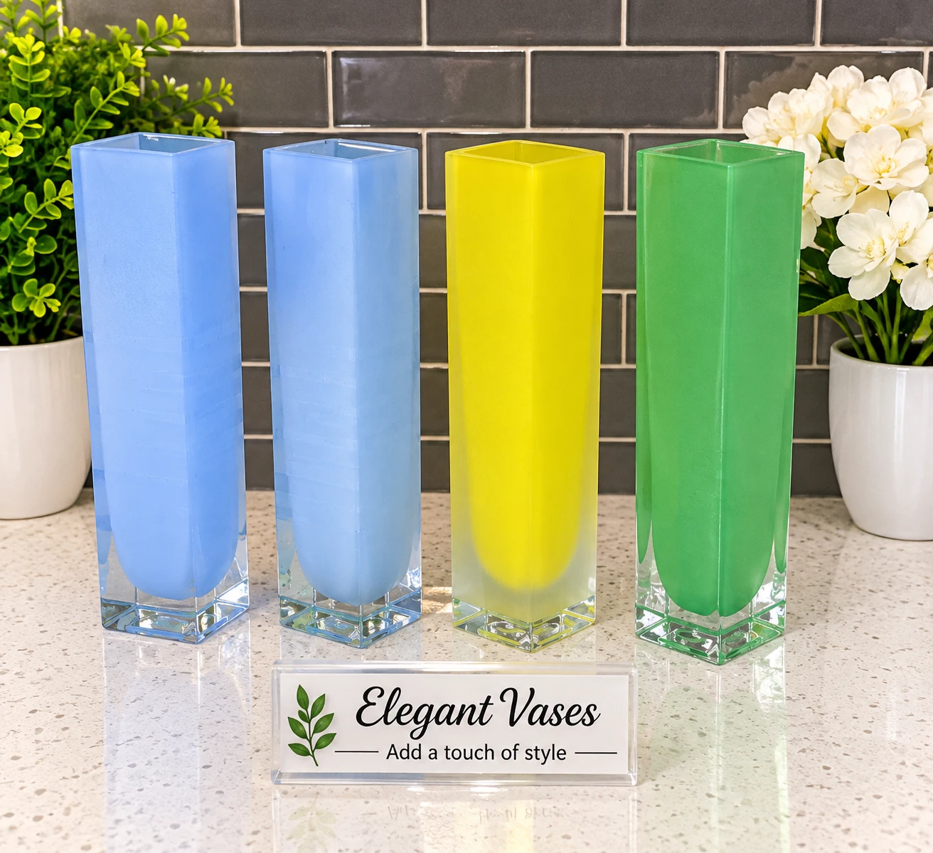 Glass    vases