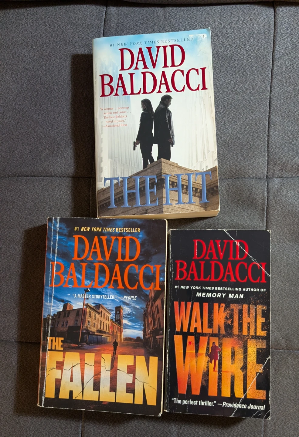 3 David Baldacci Novels