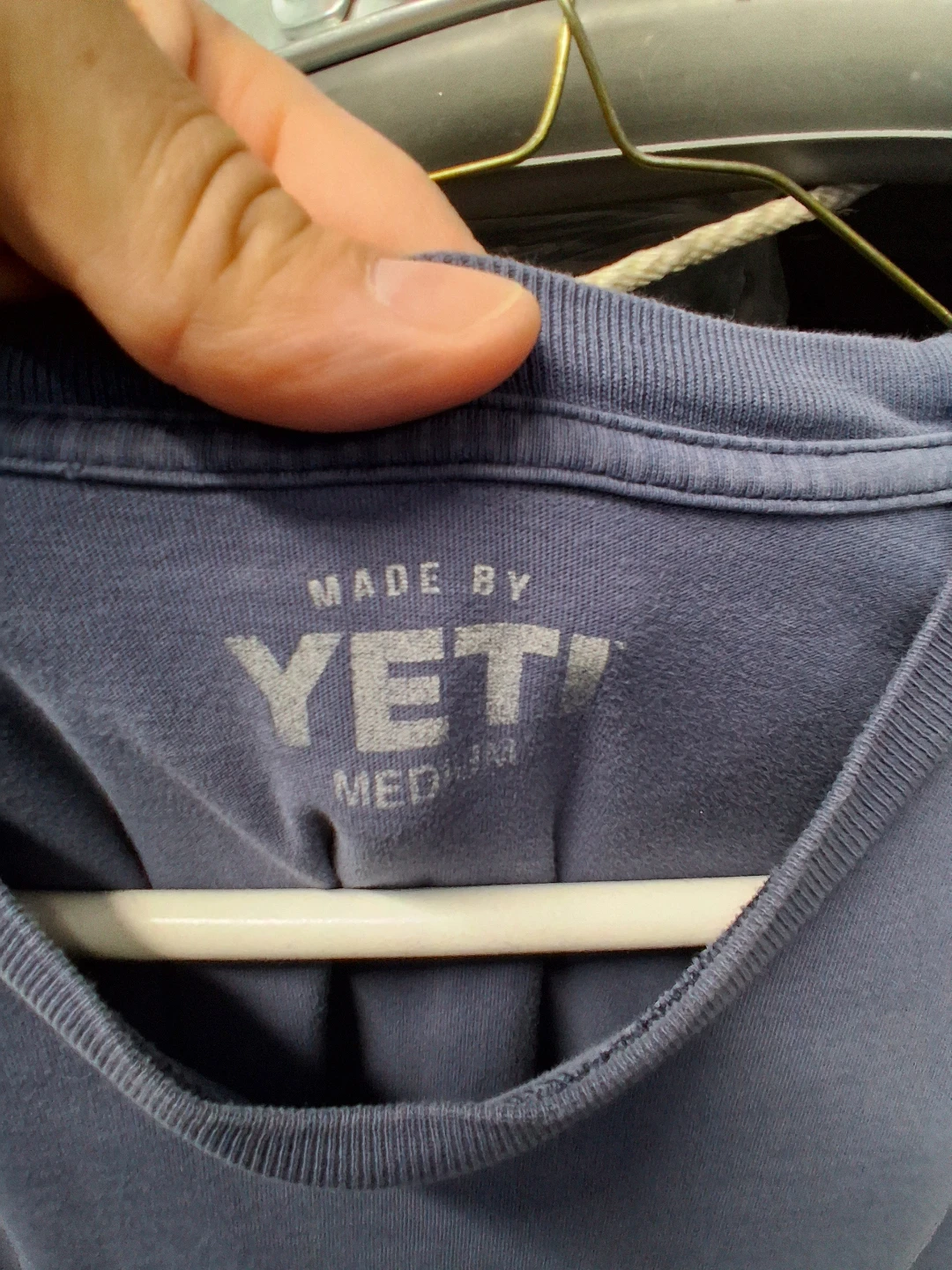 Yeti Graphic T-Shirt Blue Medium size - photo 4