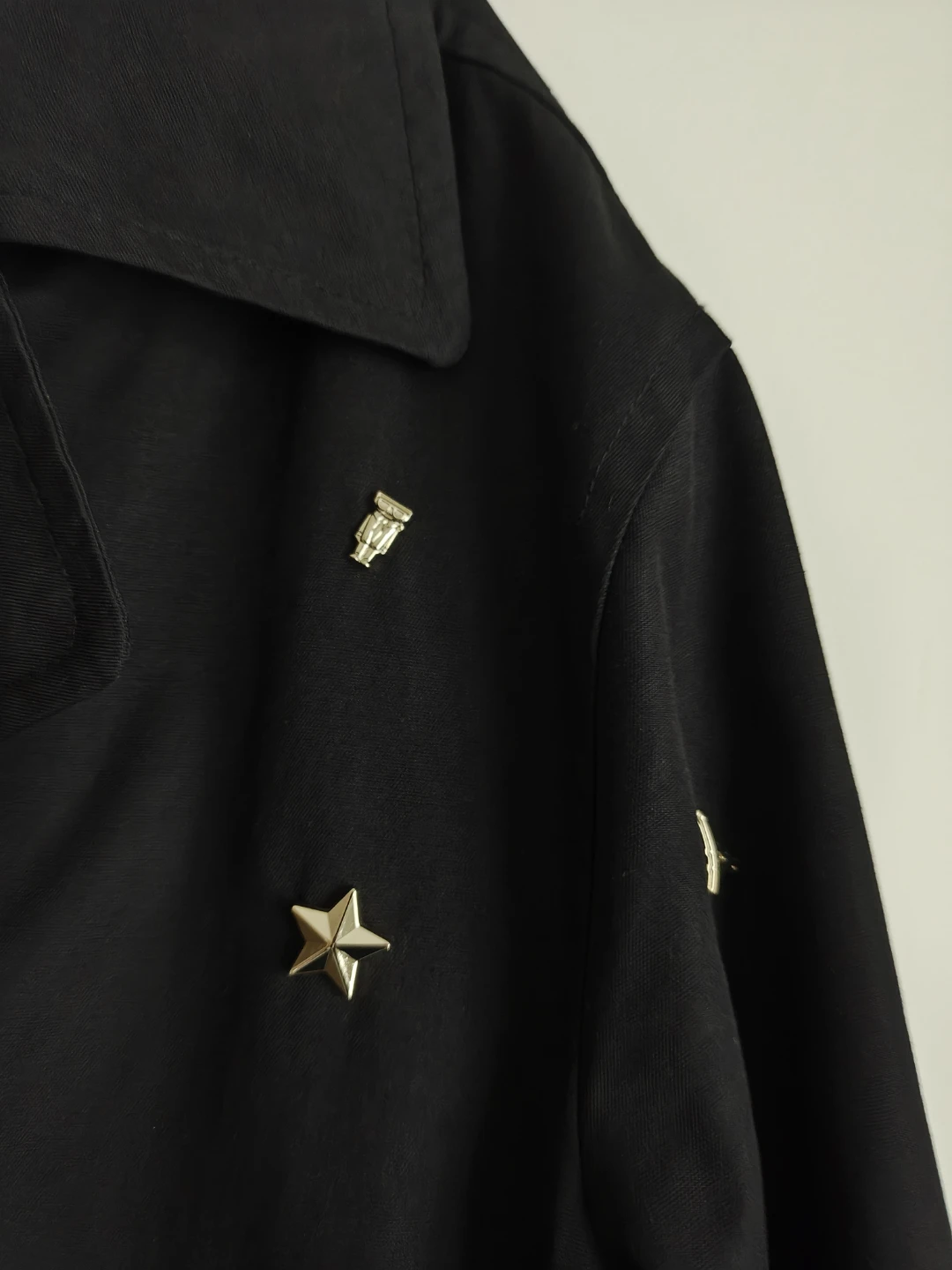 Karl Lagerfeld Paris Black Trench Coat - photo 3