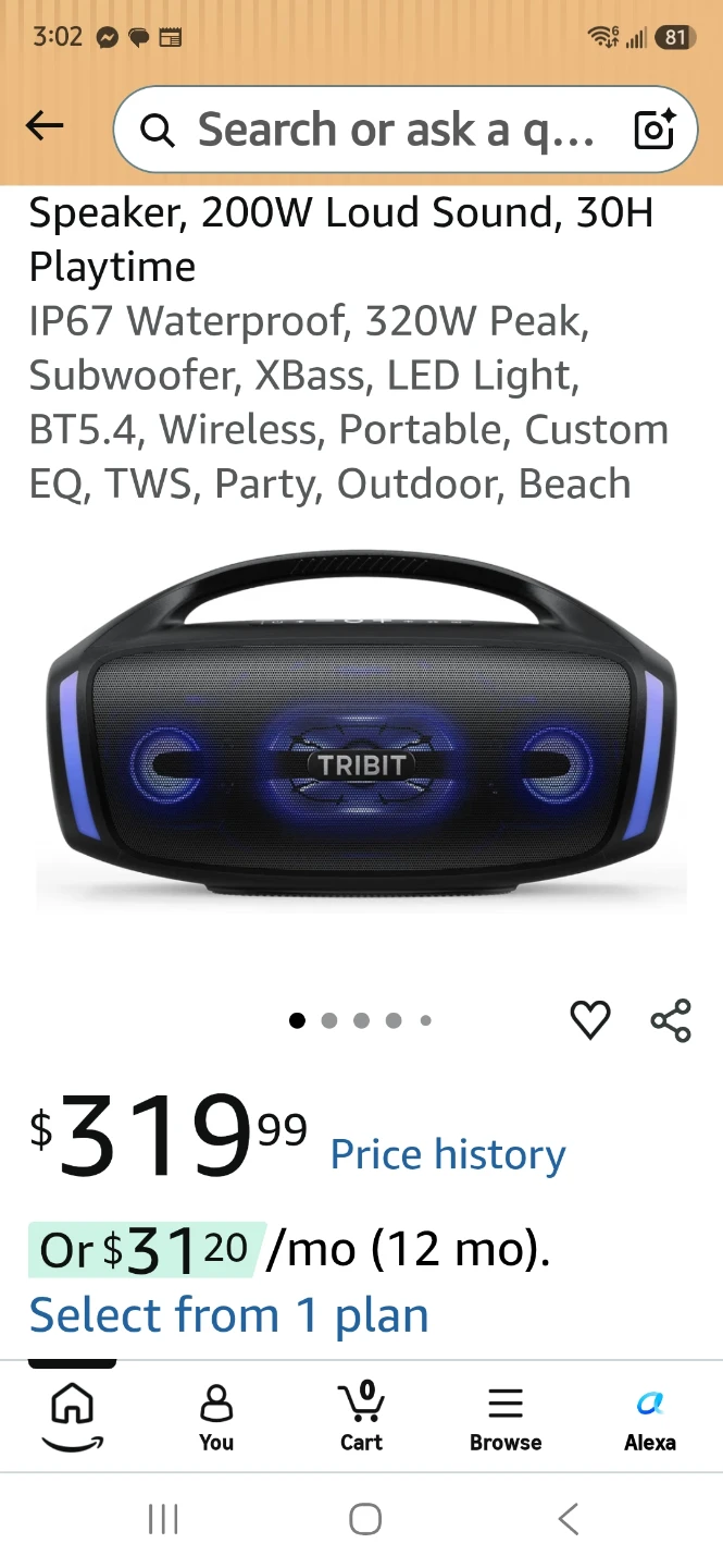 Tribit StormBox Blast 2 Portable Speaker - photo 2