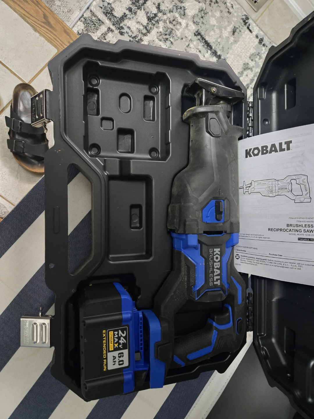 Kobalt 24V Max Brushless Reciprocating Saw - photo 2