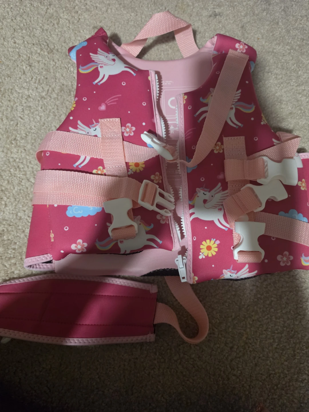 Gogokids Unicorn Swim Vest Size M