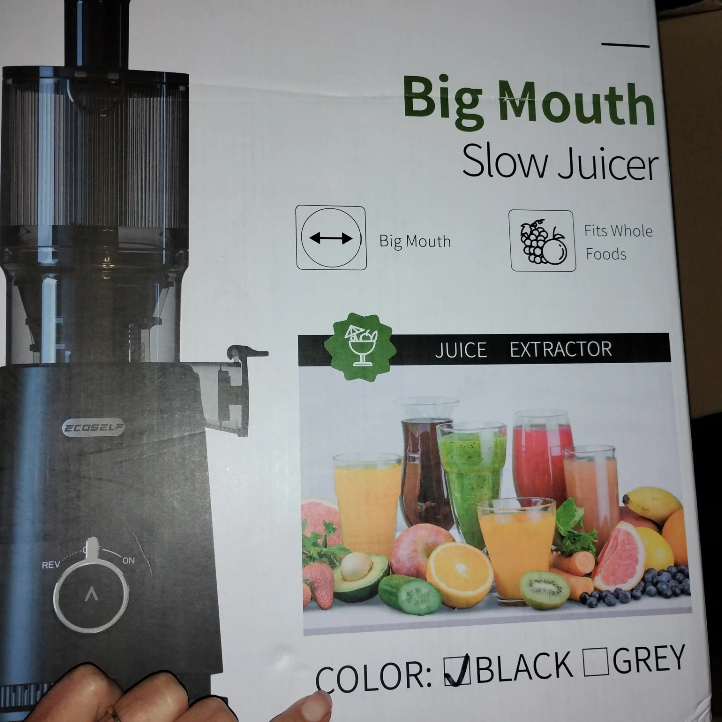 ECOSELF Big Mouth Slow Juicer