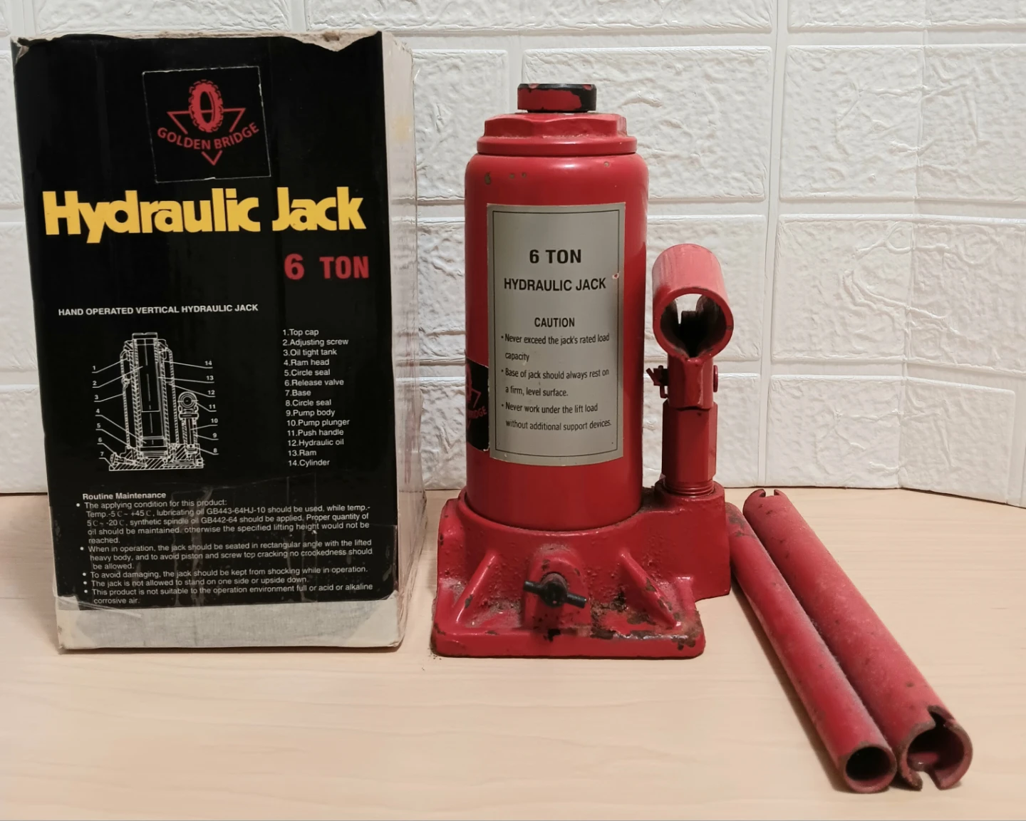 🚗Golden Bridge 6 Ton Hydraulic Jack🚗 - photo 3