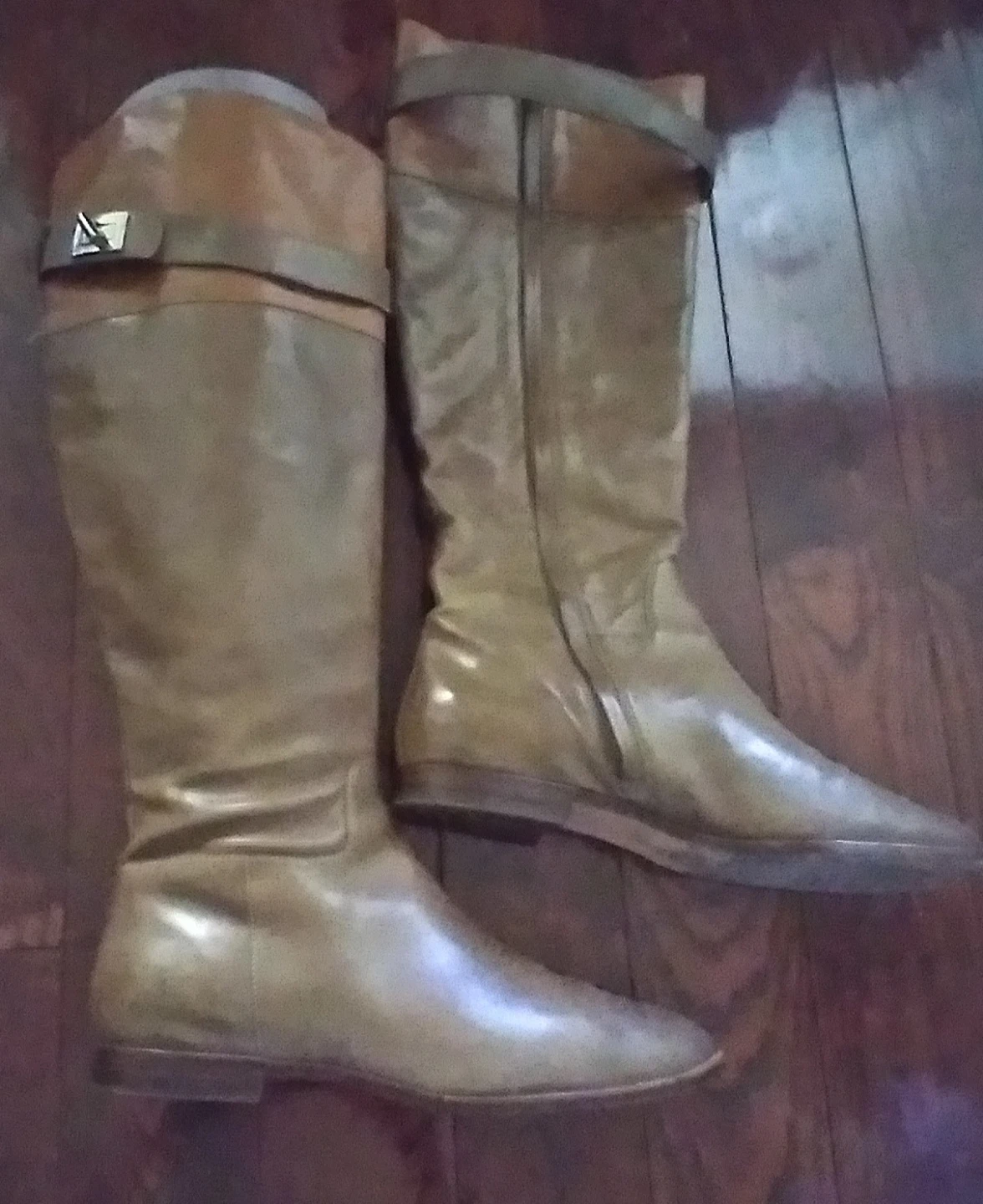 Nike/ Cole HannTan Leather Knee-High Boots - photo 2