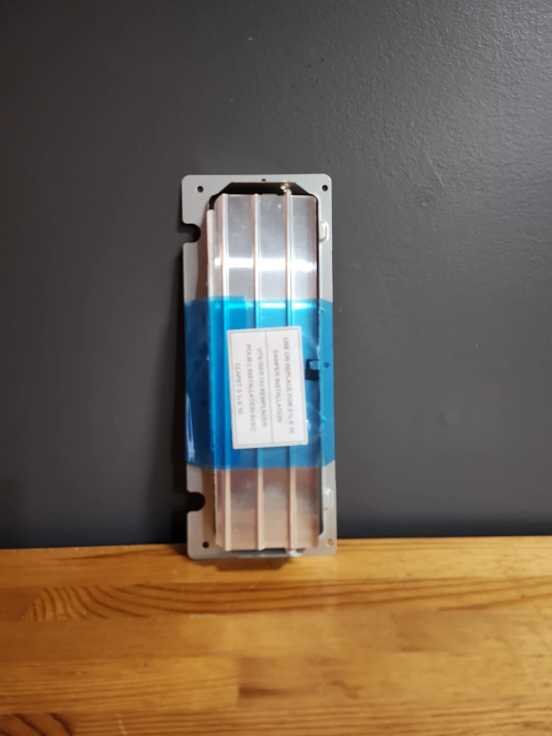 Backdraft Damper Flap Assembly Part-(3 1/4 x 10