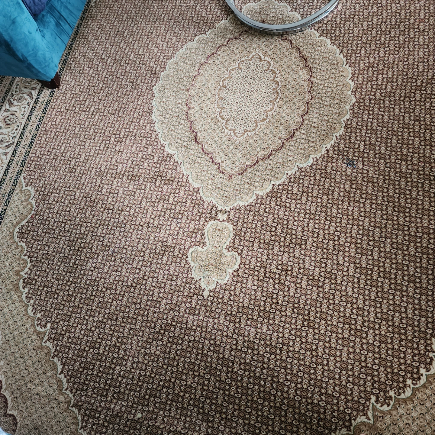 Traditional Persian-style Area Rug and Runner Set