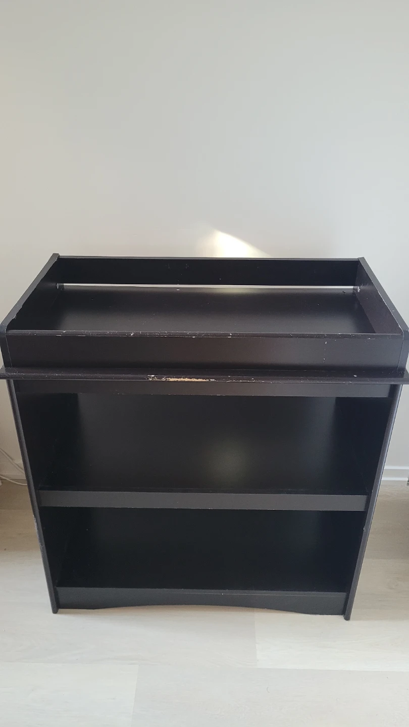 USED dark Brown Wooden Change Table - photo 2
