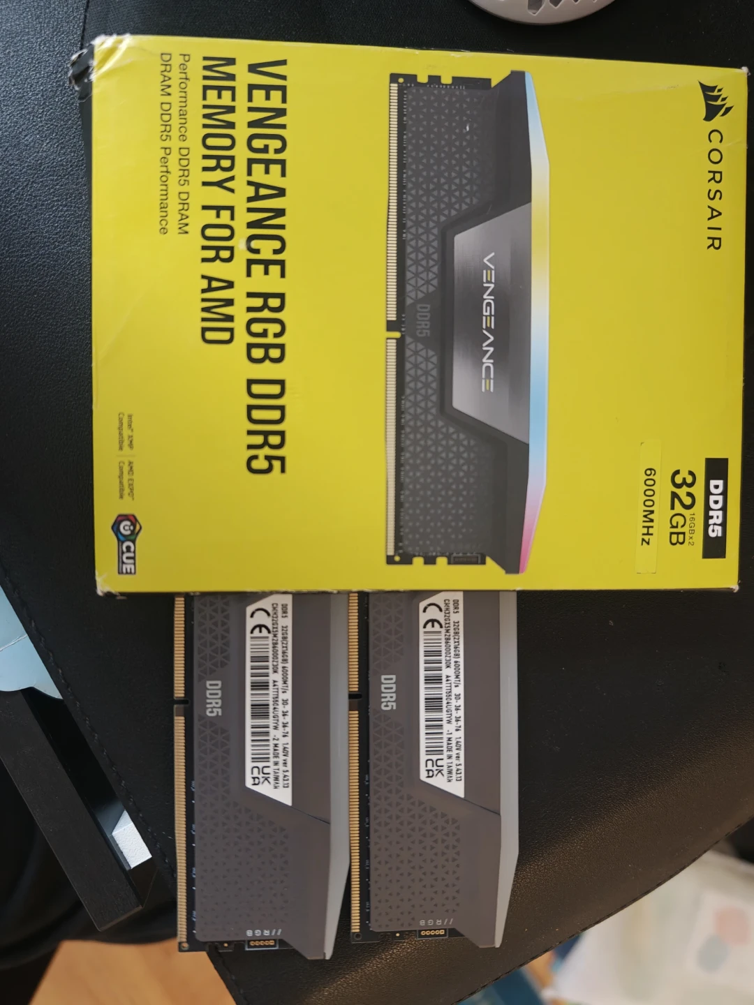 Corsair Vengeance RGB DDR5 32GB (2x16GB) 6000MHz RAM