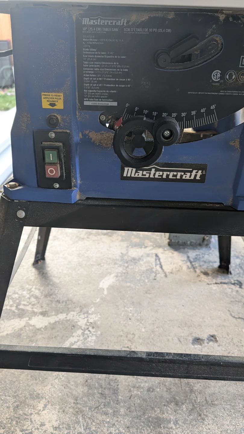 Mastercraft 10" Table Saw - photo 2