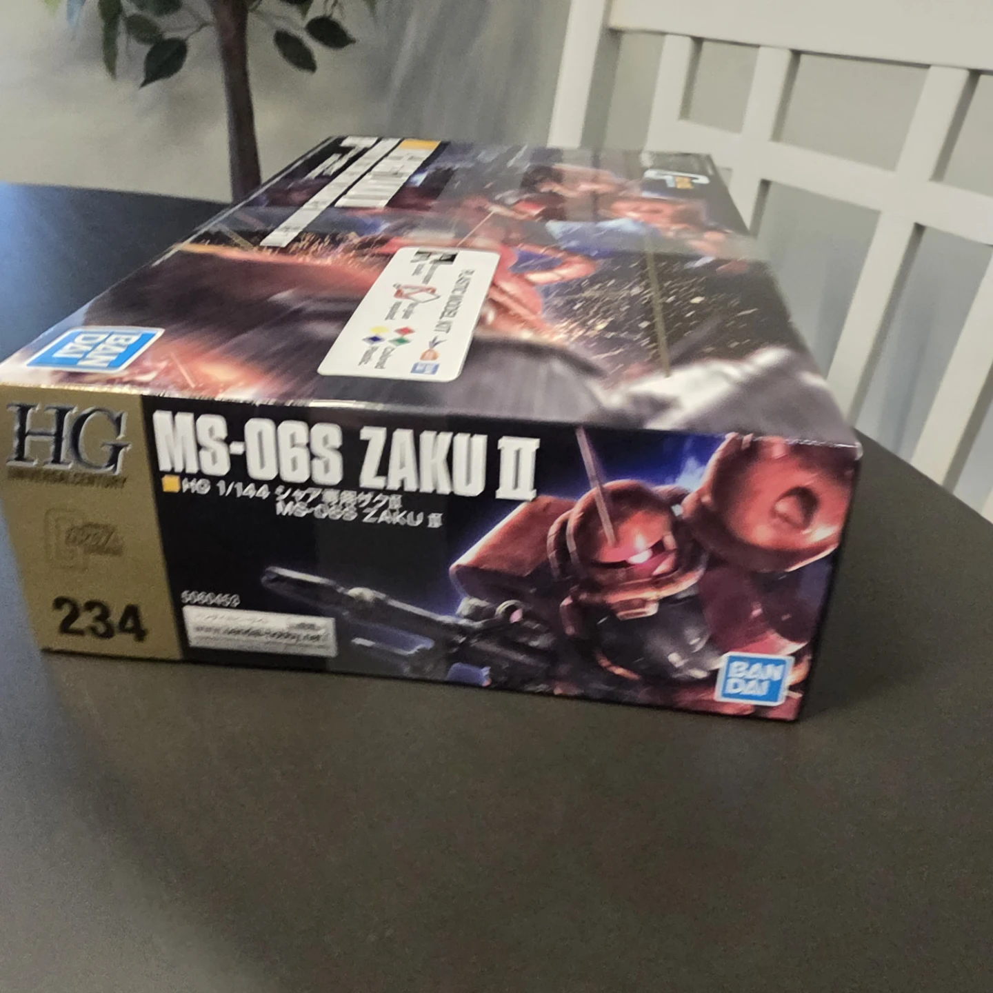 Bandai HG 1/144 MS-06S Zaku II Model Kit - photo 3