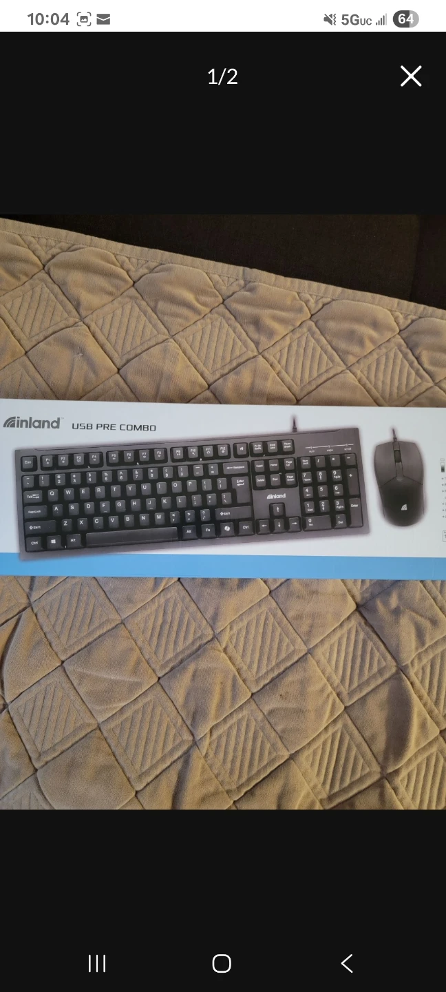Inland USB Wired Keyboard and Mouse Combo - photo 2