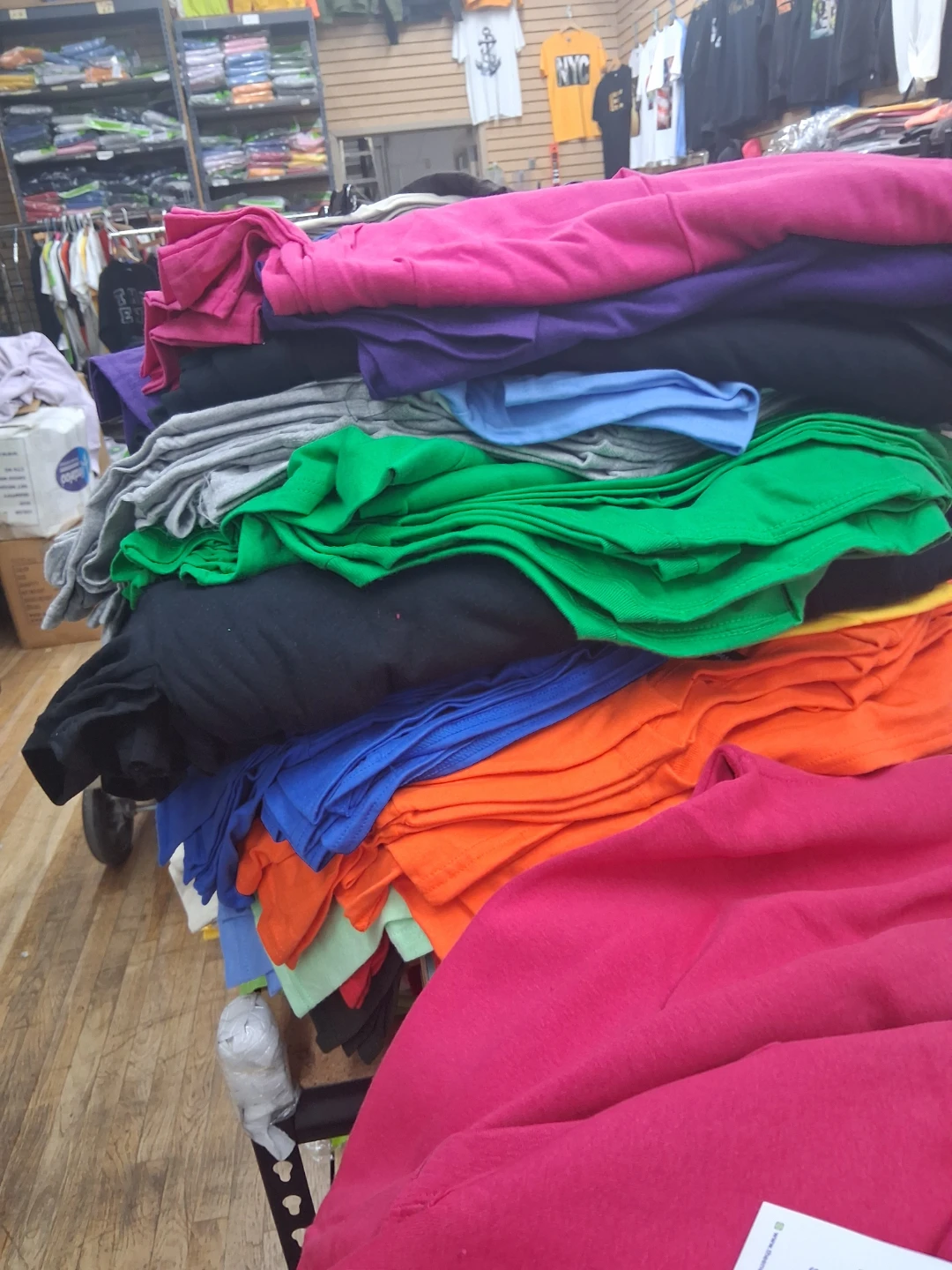 Assorted Cotton Crewneck T-Shirts