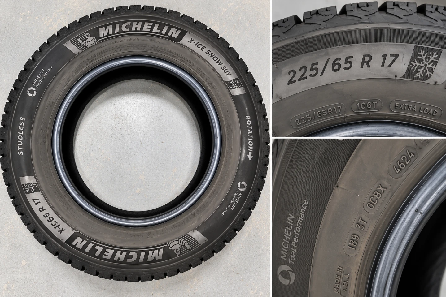 4 Michelin X-Ice Snow SUV Tires 225/65R17 - photo 5