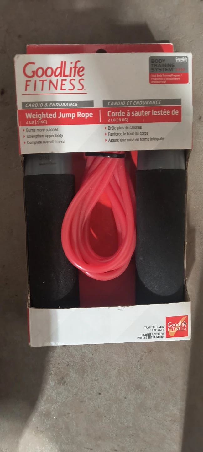 GoodLife Fitness Weighted Jump Rope 2 LB