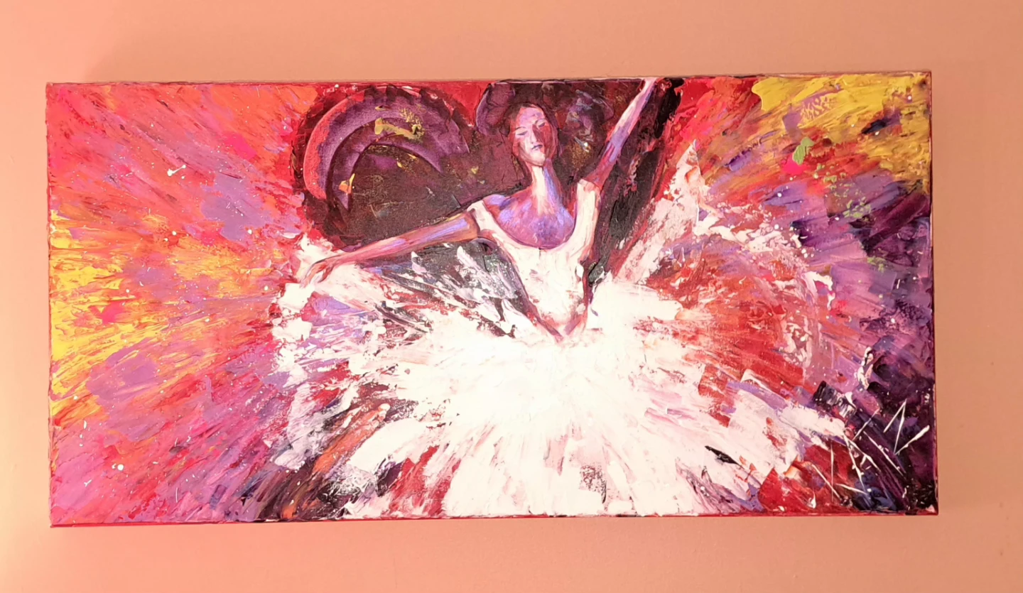 Ballerina Oil Painting