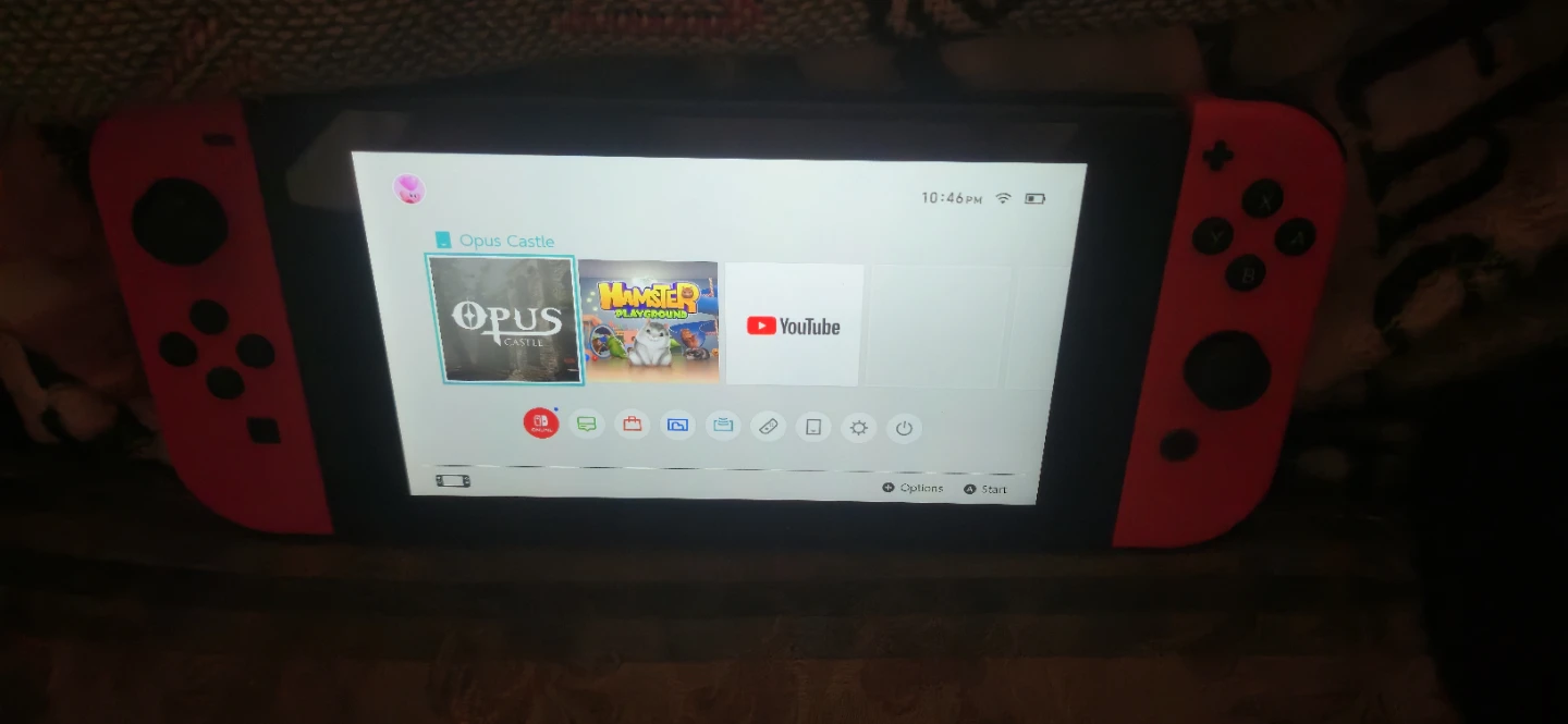 Nintendo Switch Console with Red and Blue Joy-Cons