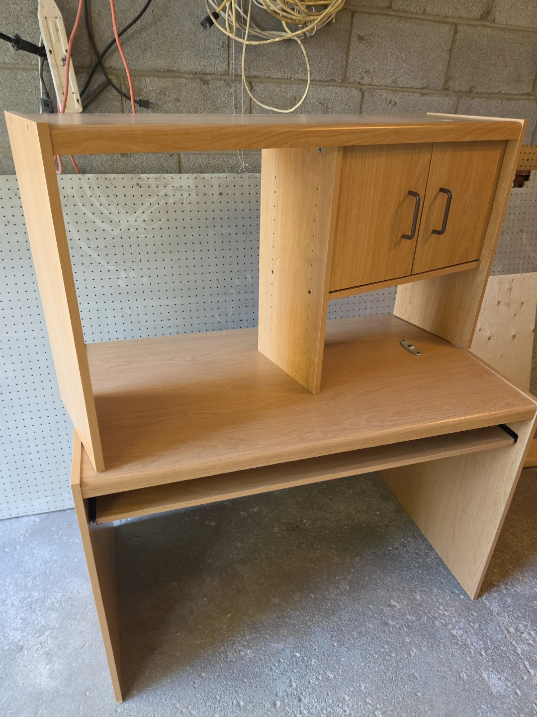 Student Computer desk with hutch - photo 3
