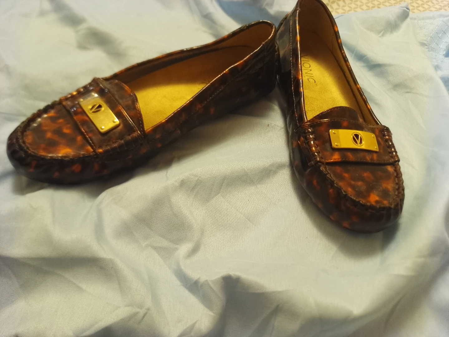 Vionic Sydney Tortoiseshell Loafers Size 7 - photo 2