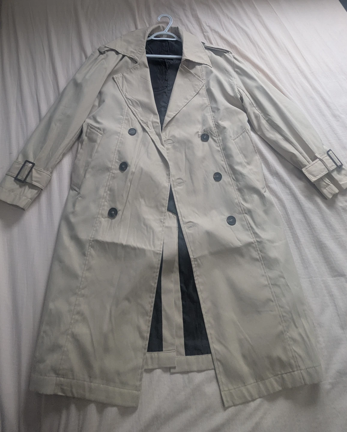 Beige Trench Coat (Excellent Condition) - Size M/L - photo 3