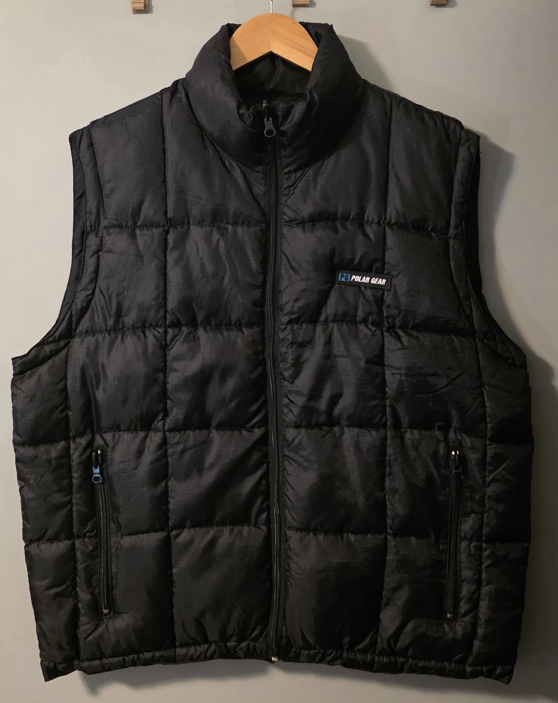 Polar Gear Reversible Black Puffer Vest
