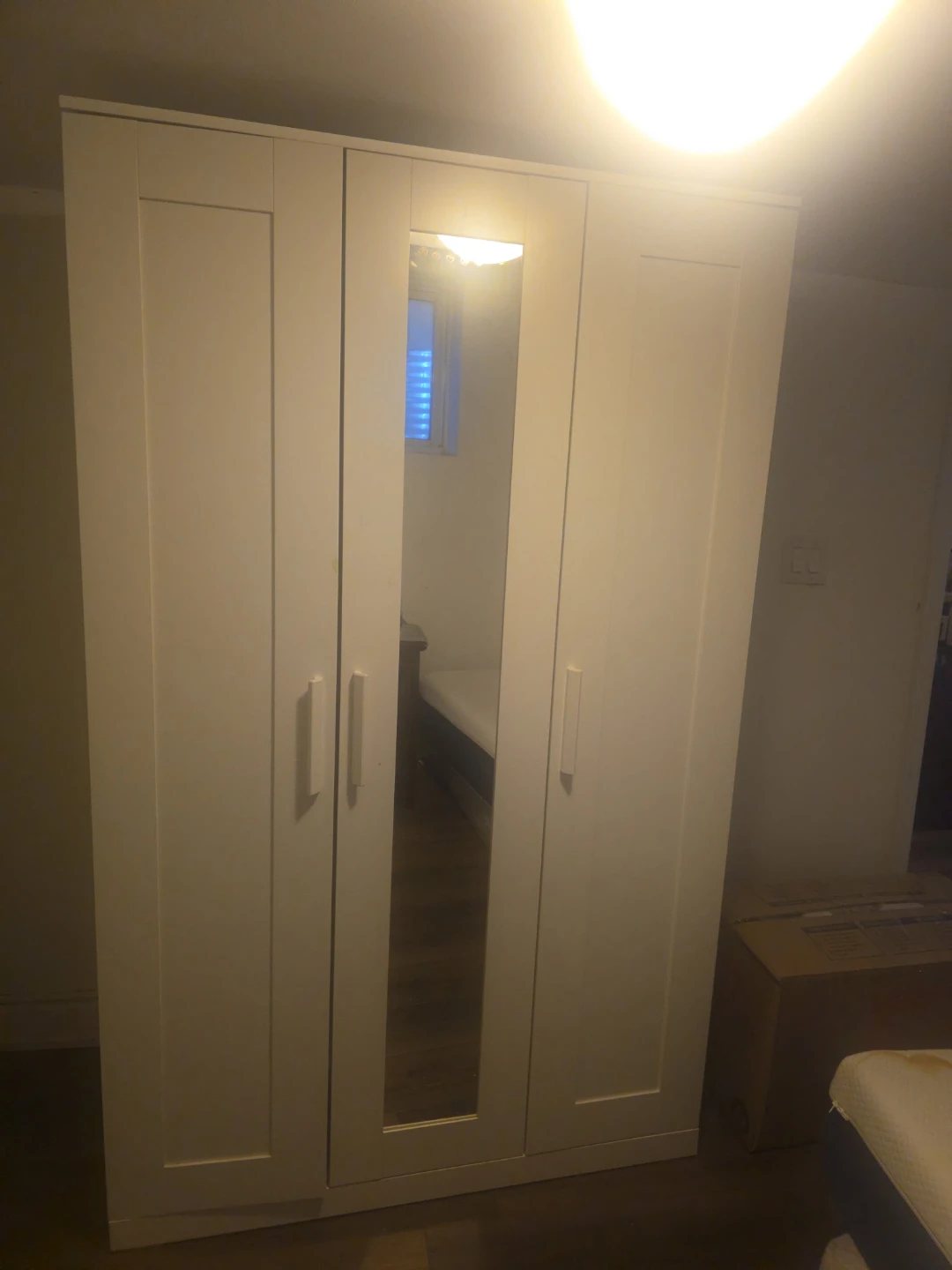 IKEA Brimnes 3-Door Wardrobe with Mirror