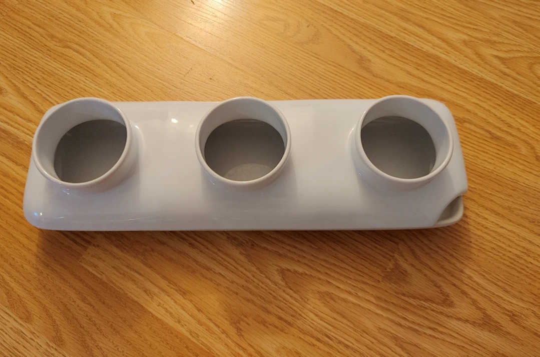 White Ceramic Three-Section - photo 2