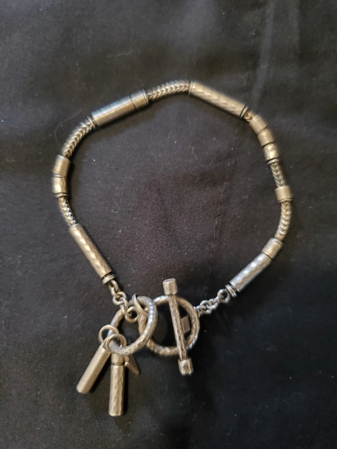 Silver-Tone Toggle Bracelet - photo 5