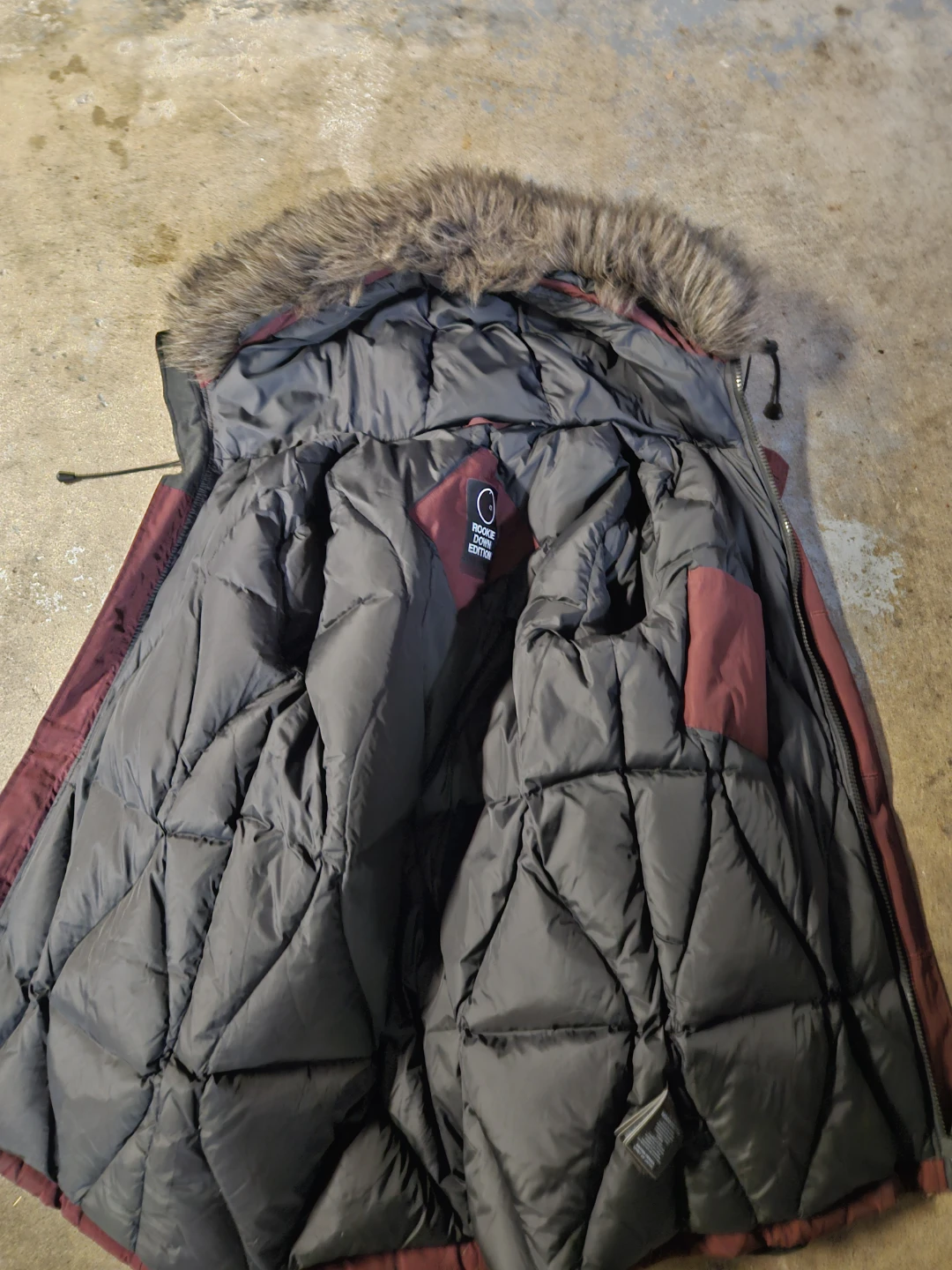 Large mens superdry Rookie Down Edition Parka