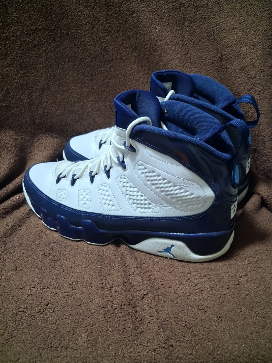 Jordan 9 pearl blue size 11.5