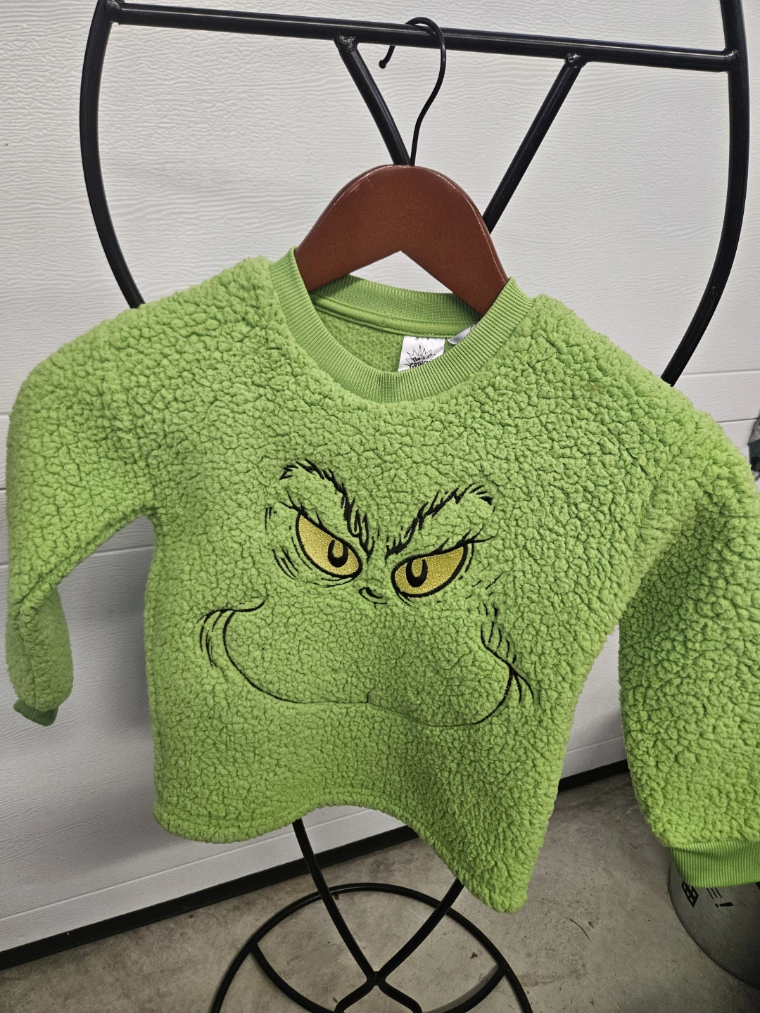 2, The Grinch Sherpa Pullover - 4T