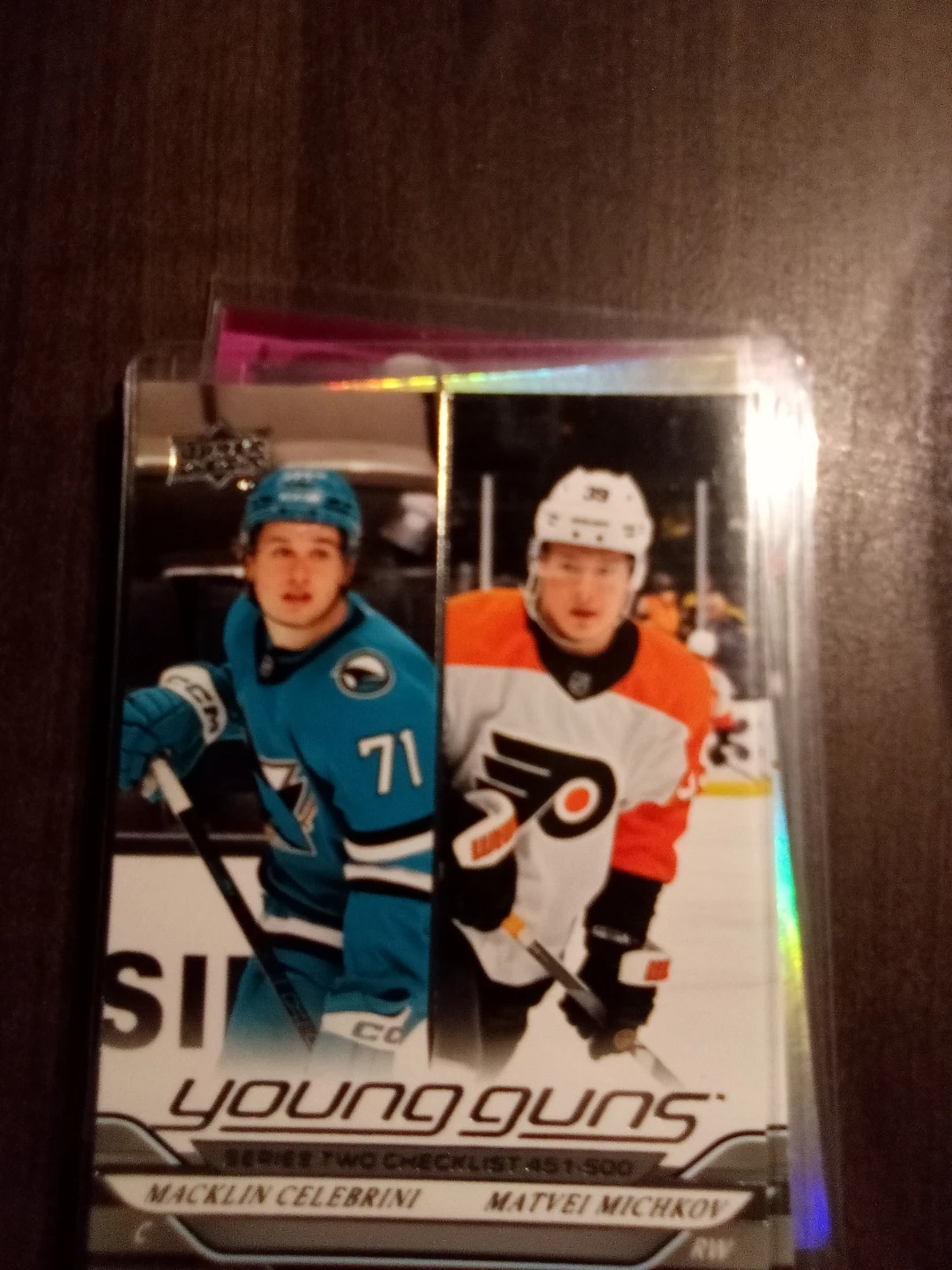 2024-25 Upper Deck Series 2 Young Guns Checklist Card