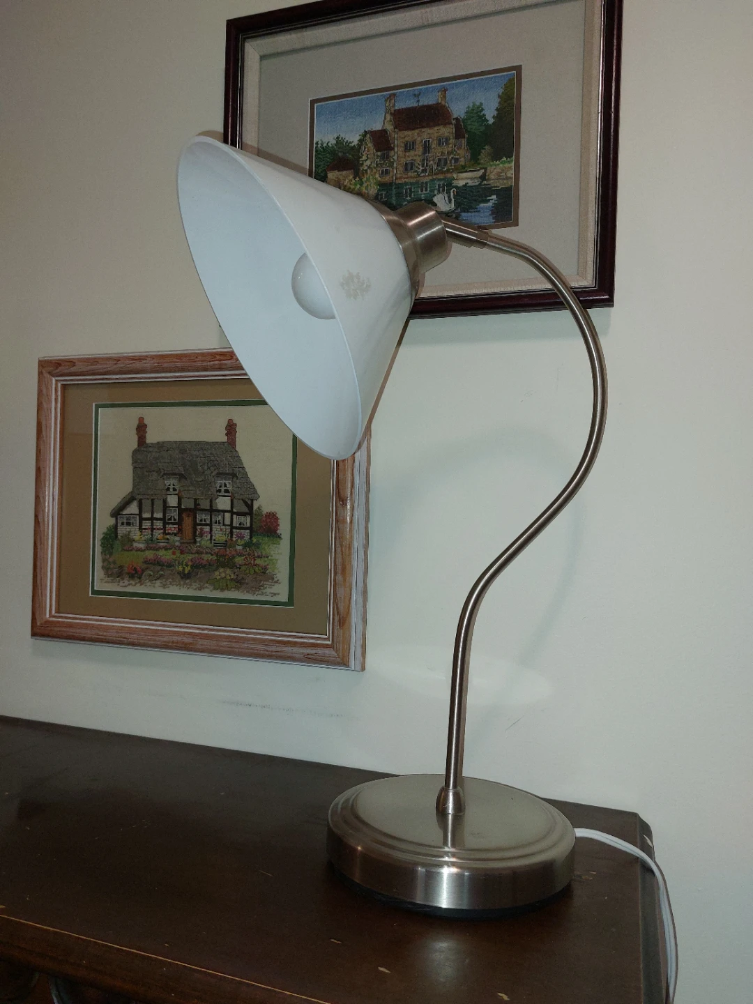Ikea Brushed Nickel Table Lamp - photo 2