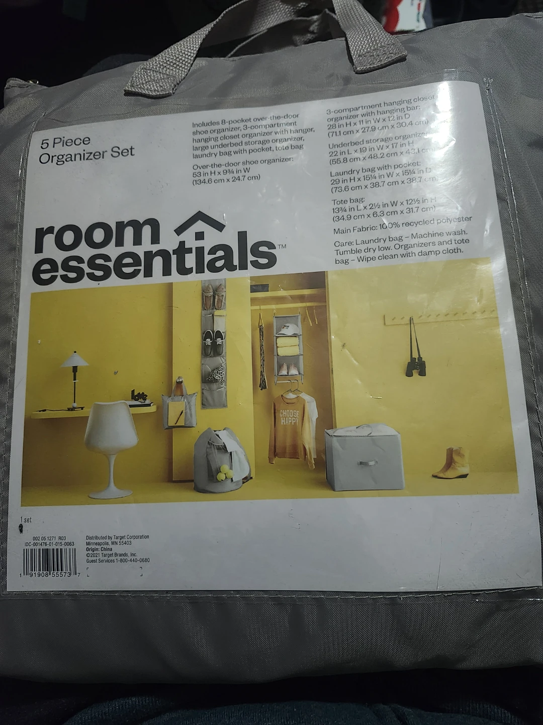 Room Essentials 5-Piece Closet Organizer Set