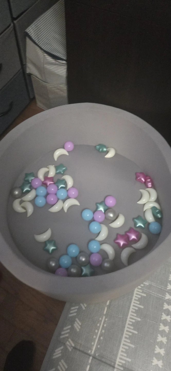 2.5 ft around Foam Ball Pit with Shaped Balls - photo 2