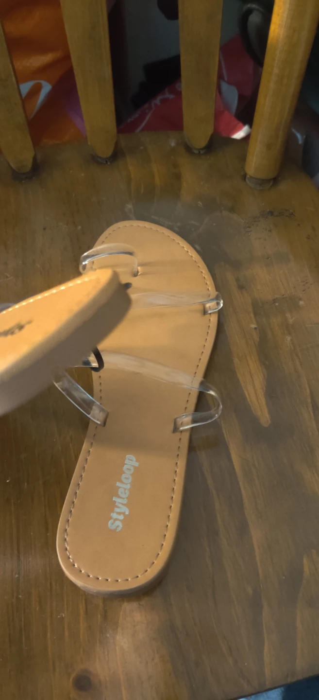 Styleloop clear strap sandals size 40 - photo 5