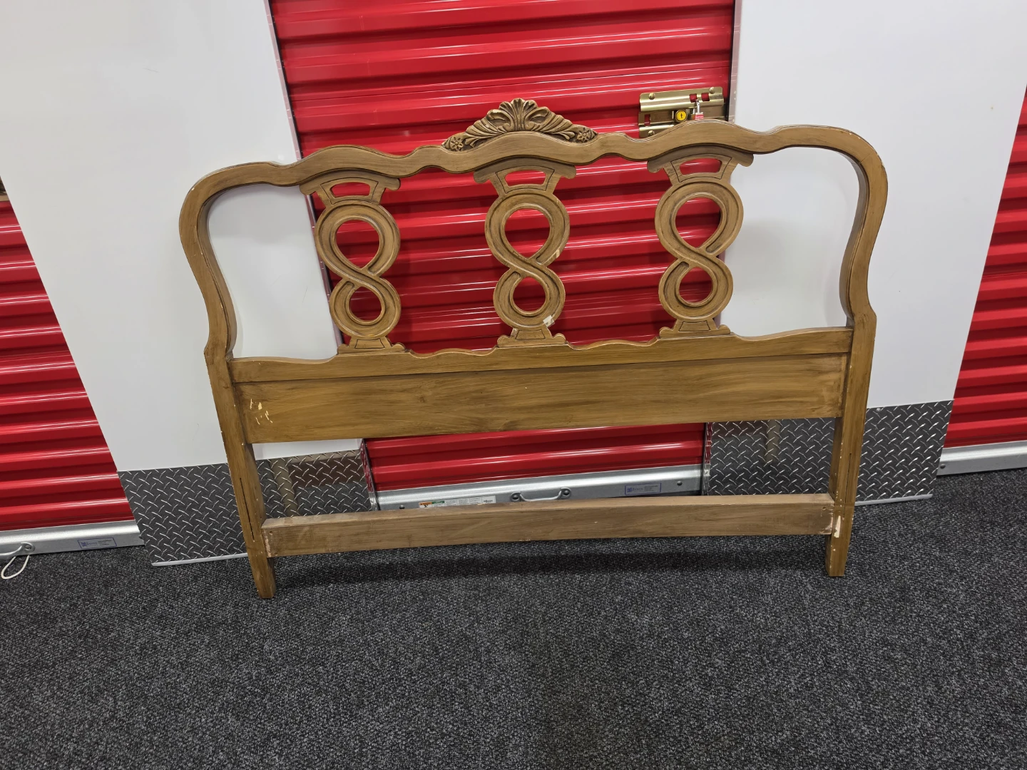 Vintage Wooden fuul Headboard