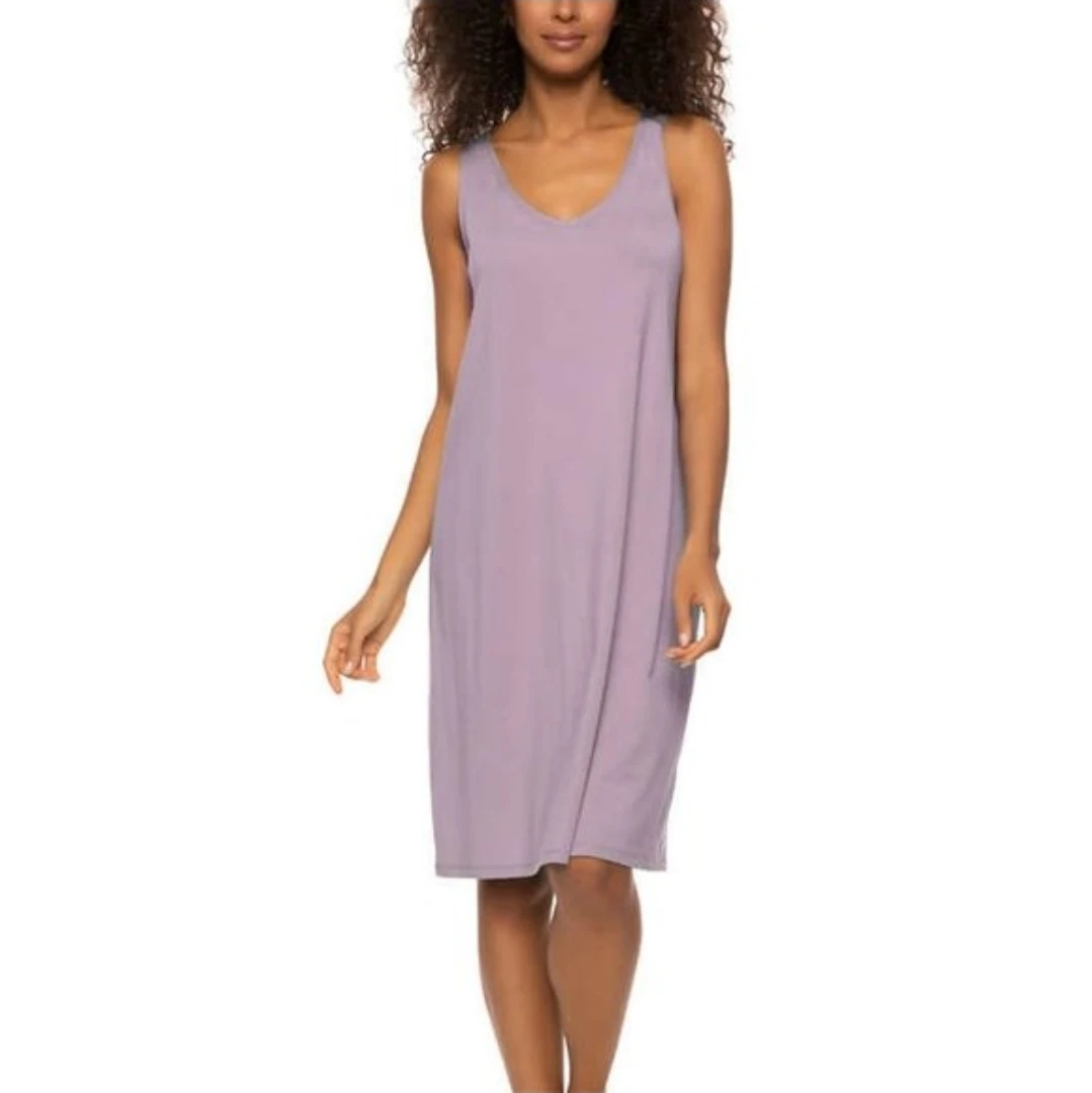 Black Bow lavender slip sleep dress size S