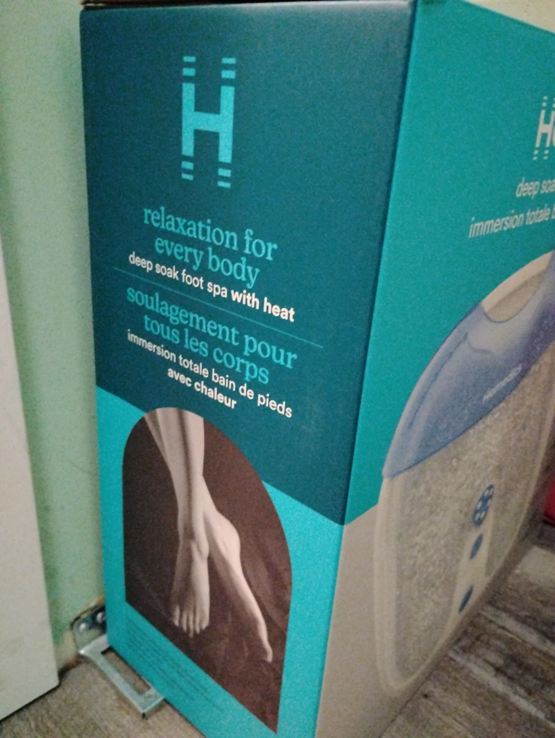 Homedics Deep Soak Foot Spa with Heat - photo 2