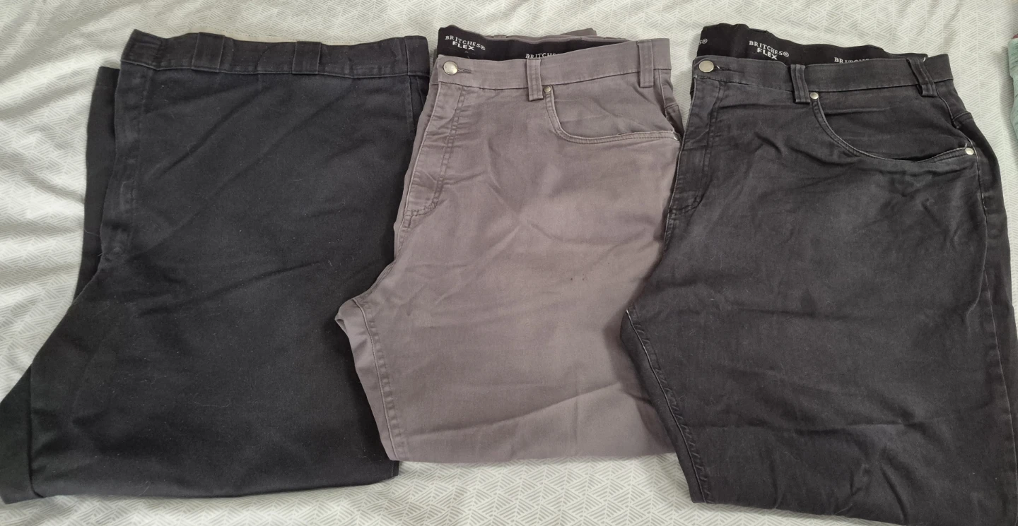 Big & Tall- 8 pairs of men's size 46- 48 pants. - photo 2