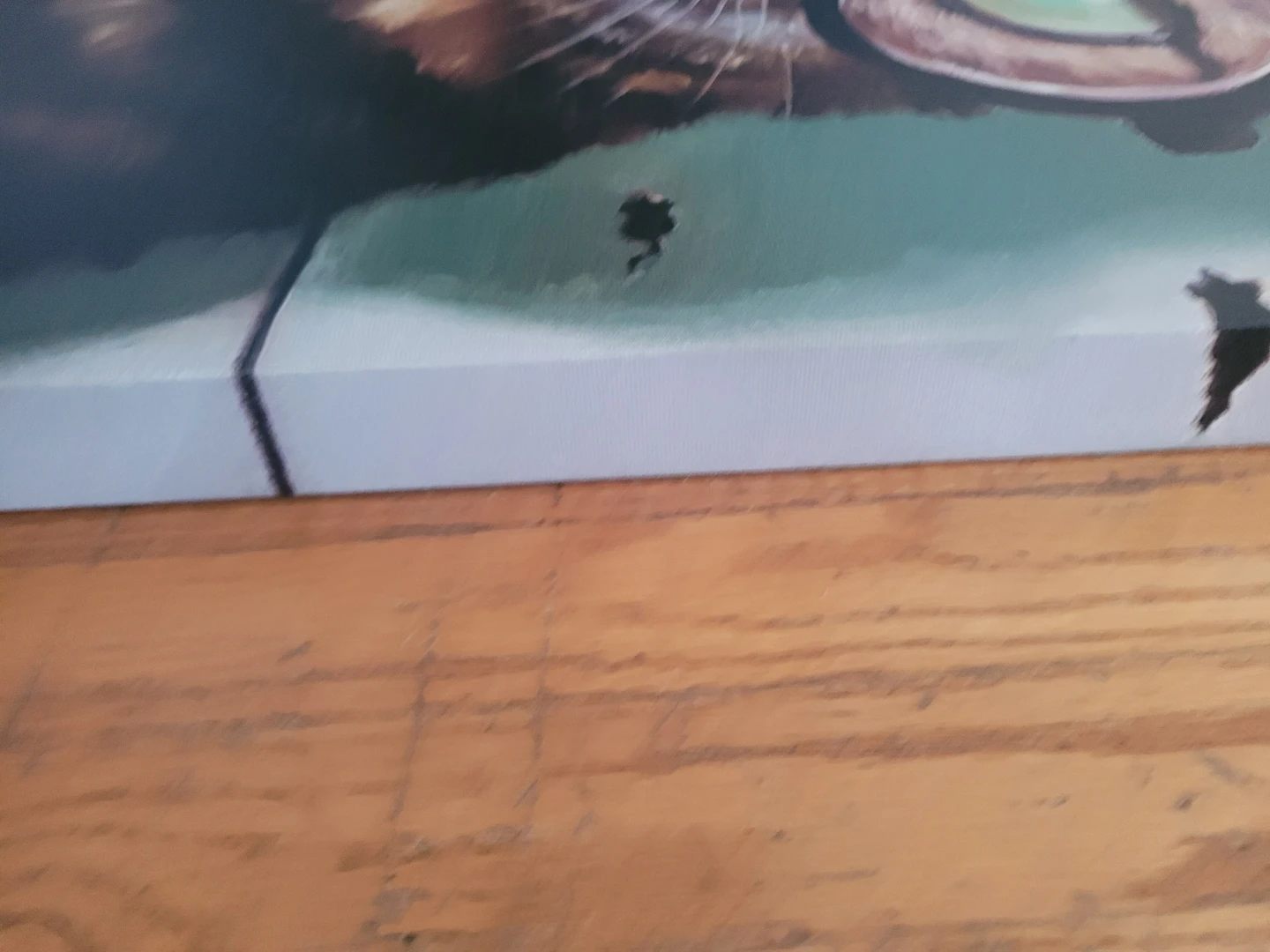 Cat with Glasses Wall Art - photo 2