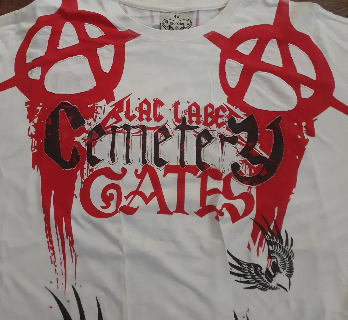 Blac Label Cemetery Gates T-shirt 4X VINTAGE Y2K - photo 3