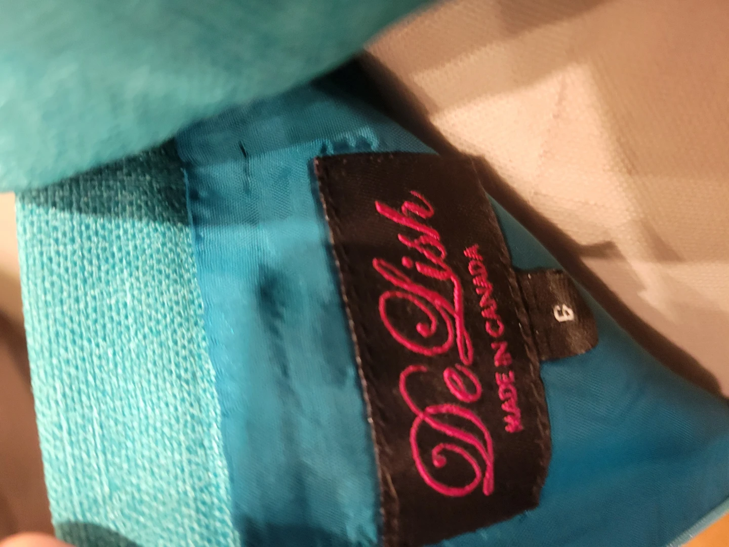 De Lish Teal Peplum 2 piece Size 6 - photo 4