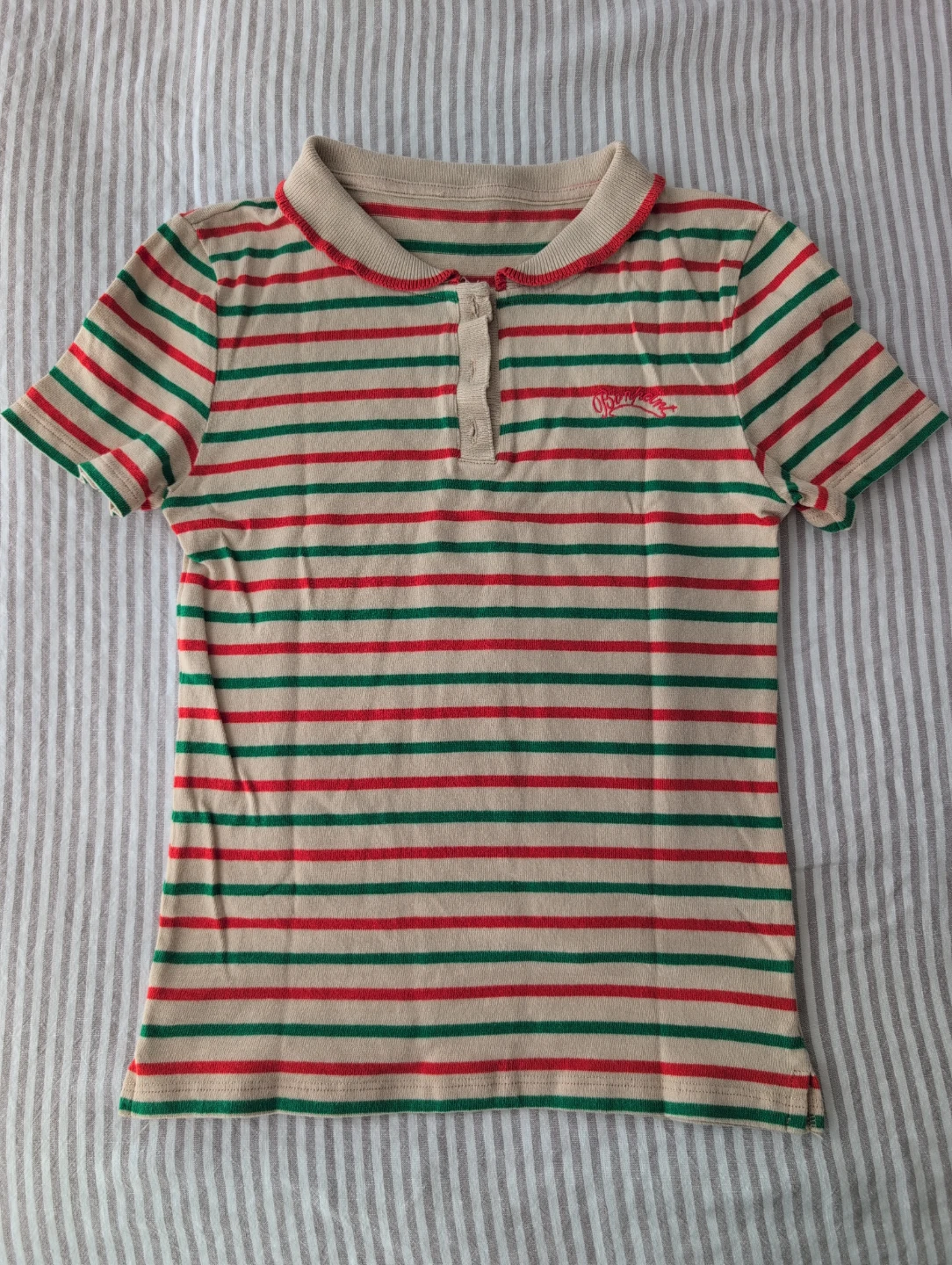 Bonpoint Striped Polo Shirt
