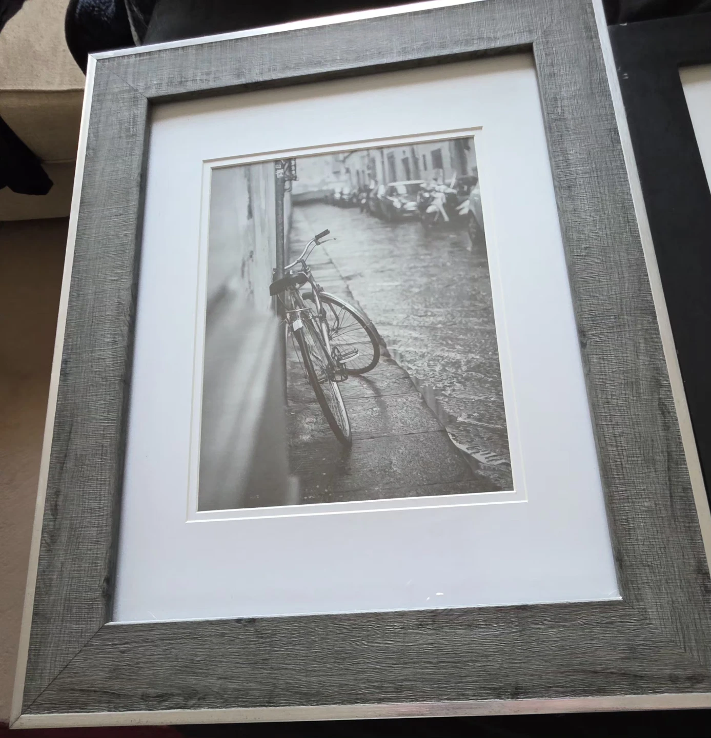 Two Framed Black and White Prints - photo 2