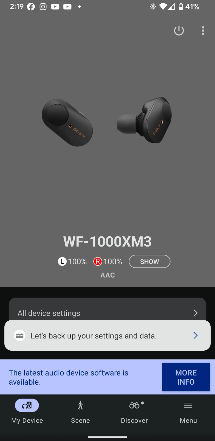 Sony xm3 earbuds (Black) - photo 5