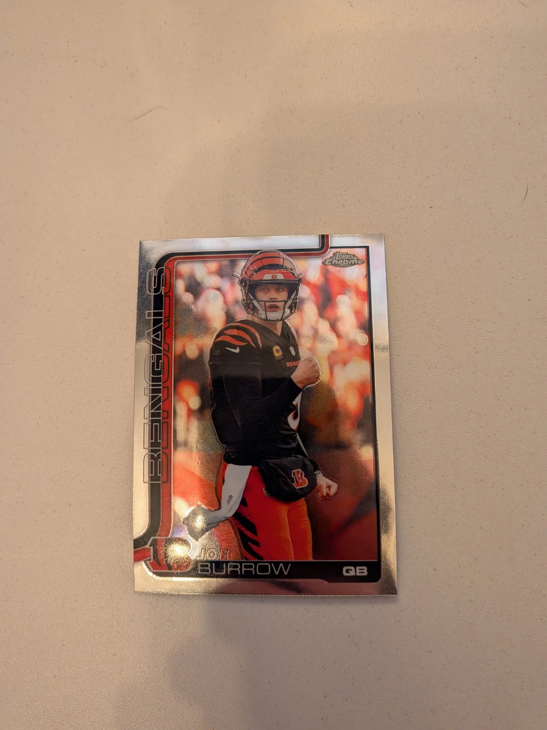 Joe Burrow Topps Chrome Bengals Football Card - photo 3